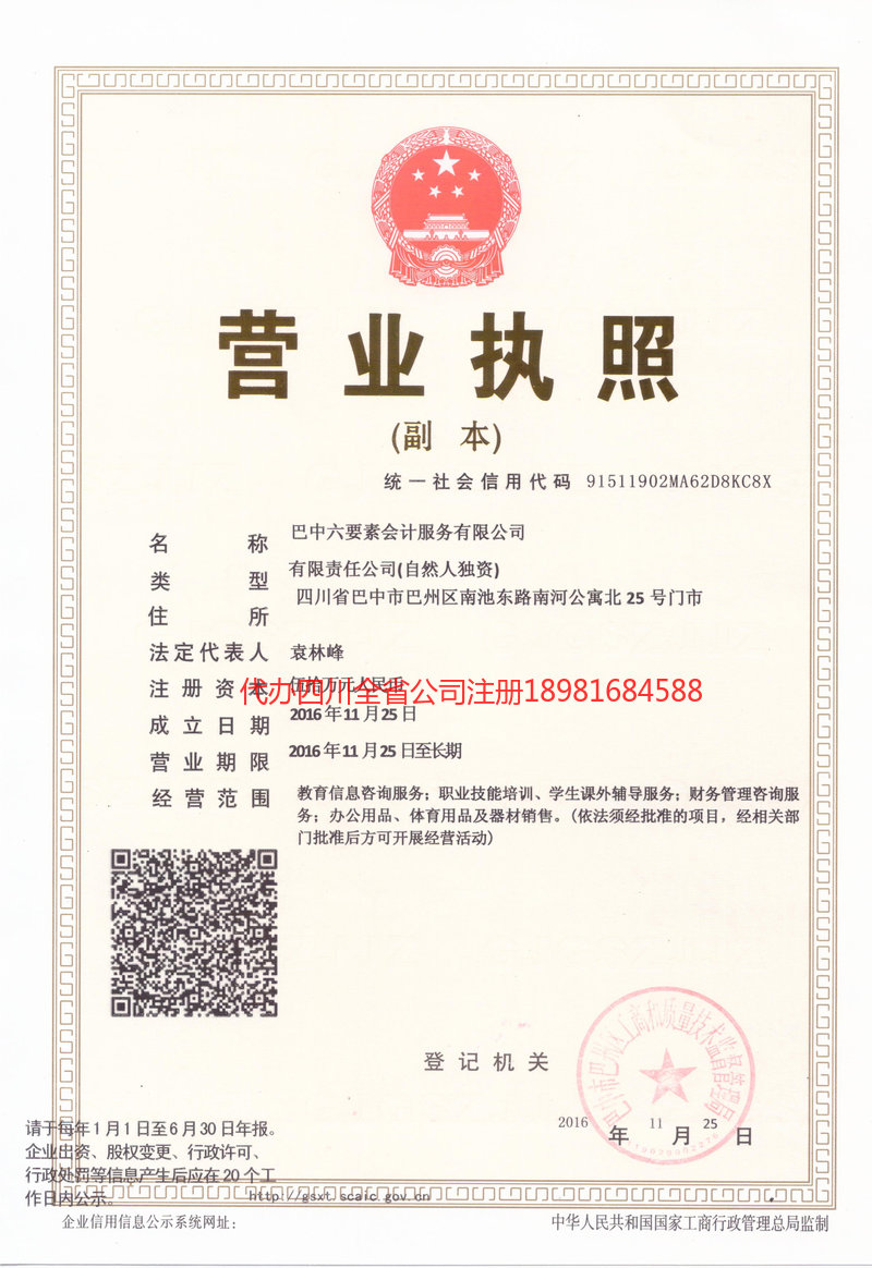 高州高州六要素会计服务有限公司